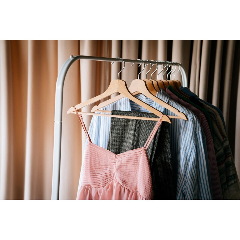 Zestaw 10 Sztuk Wieszaków Drewnianych Hange