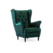 Fotel Uszak w Stylu Glamour