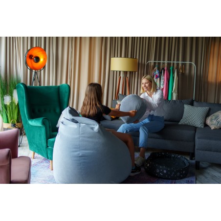 PUFA FOTEL ARA XXXL + podnóżek, niska cena - domyou