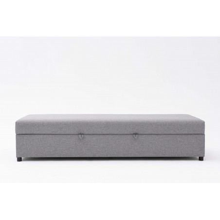 Tapczan FENIKS 120x200 Łóżko z Pojemnikiem Szary