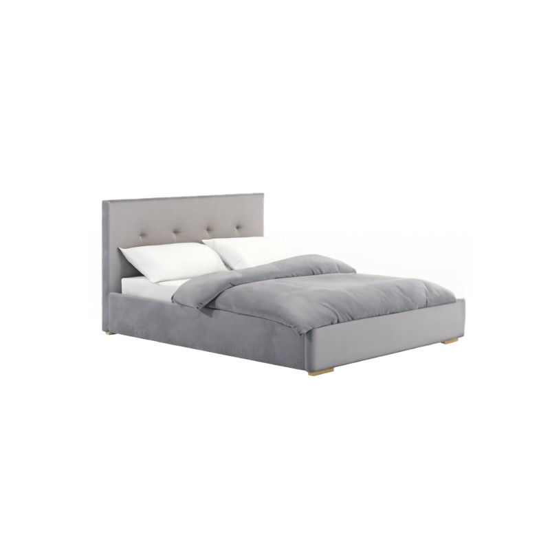 Łóżko Tapicerowane LUNA 160x200 Z Pojemnikiem