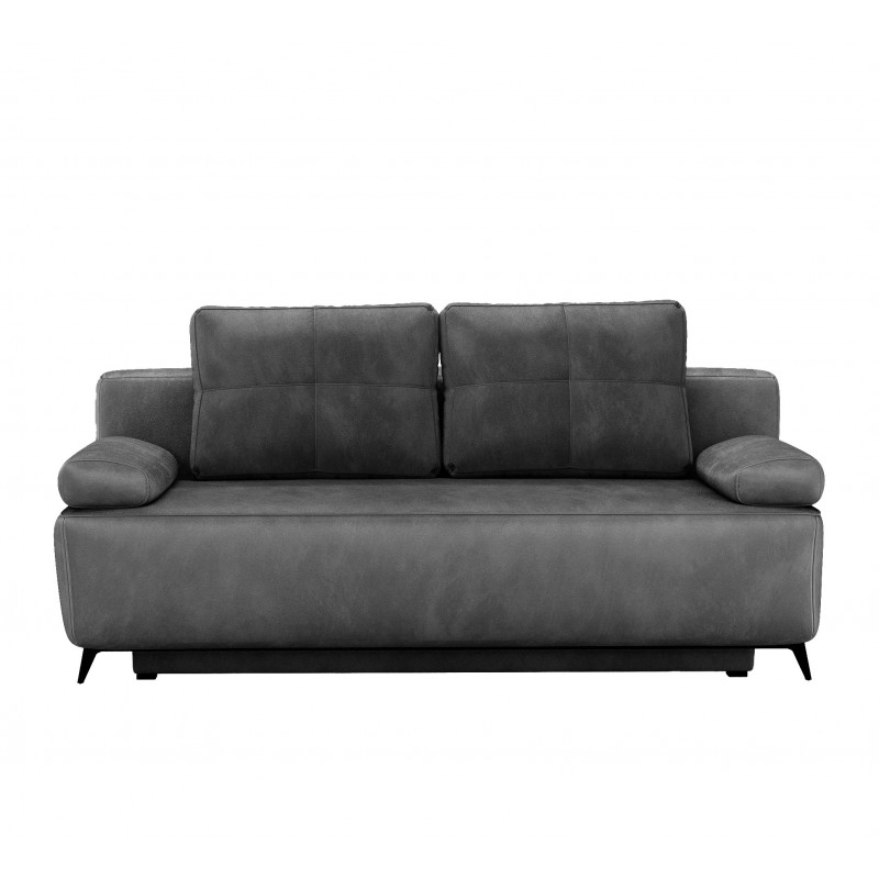 Kanapa z Funkcją Spania Rozkładana MIRA 3-osobowa, Ciemnoszara