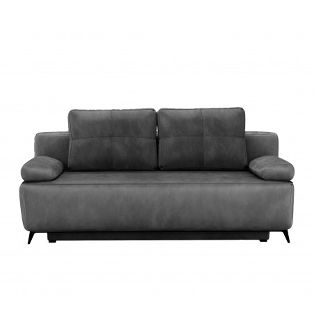 Kanapa z Funkcją Spania Rozkładana MIRA 3-osobowa, Ciemnoszara
