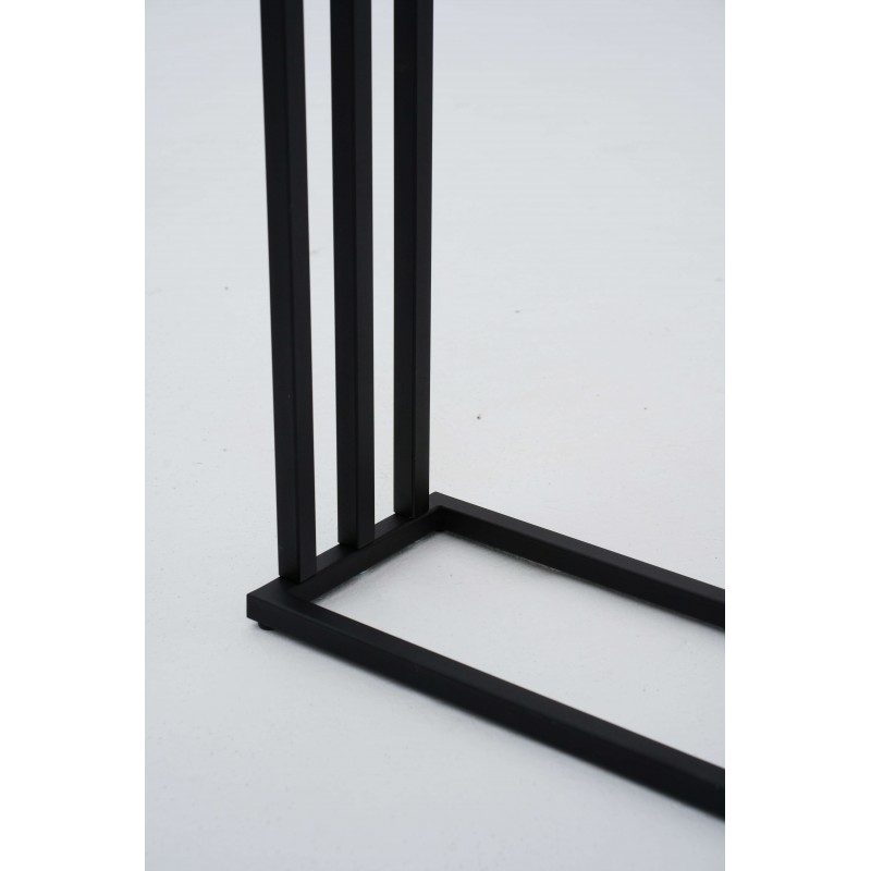 Stojak Na Ręczniki BROK, Wieszak Łazienkowy Trzypoziomowy, 3-ramienny, Czarny Industrialny, Loft