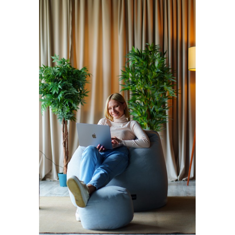 PUFA FOTEL ARA XL + podnóżek, niska cena - domyou