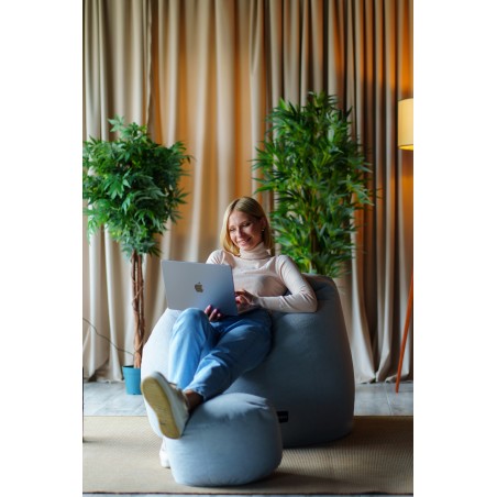 PUFA FOTEL ARA XL + podnóżek, niska cena - domyou