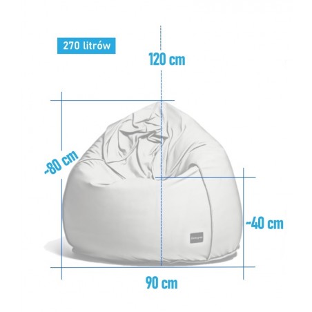 PUFA FOTEL ARA XL + podnóżek, niska cena - domyou