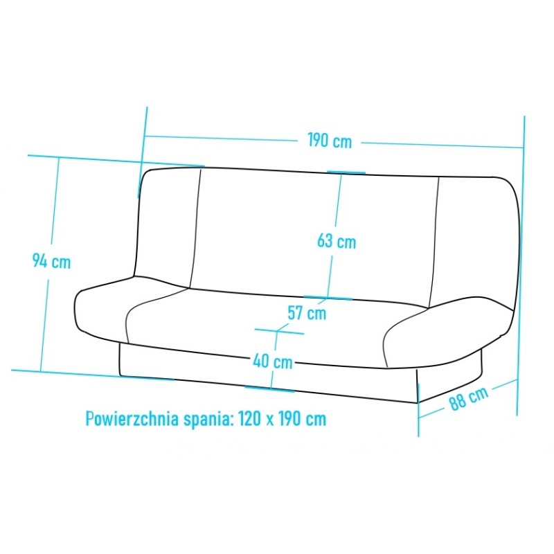 Wersalka do Spania RIO Rozkładana