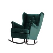 Fotel Uszak Glamour Bujany Na Płozach