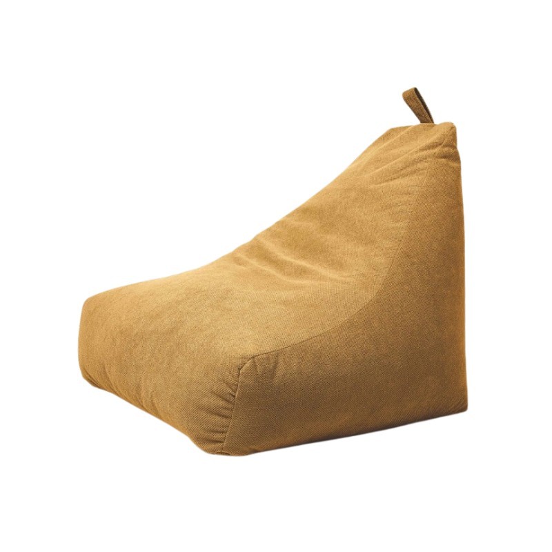 Pufa Worek z Oparciem Żółta TILT