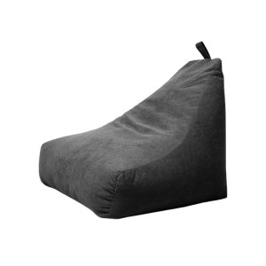 Pufa Worek z Oparciem Ciemnoszara TILT