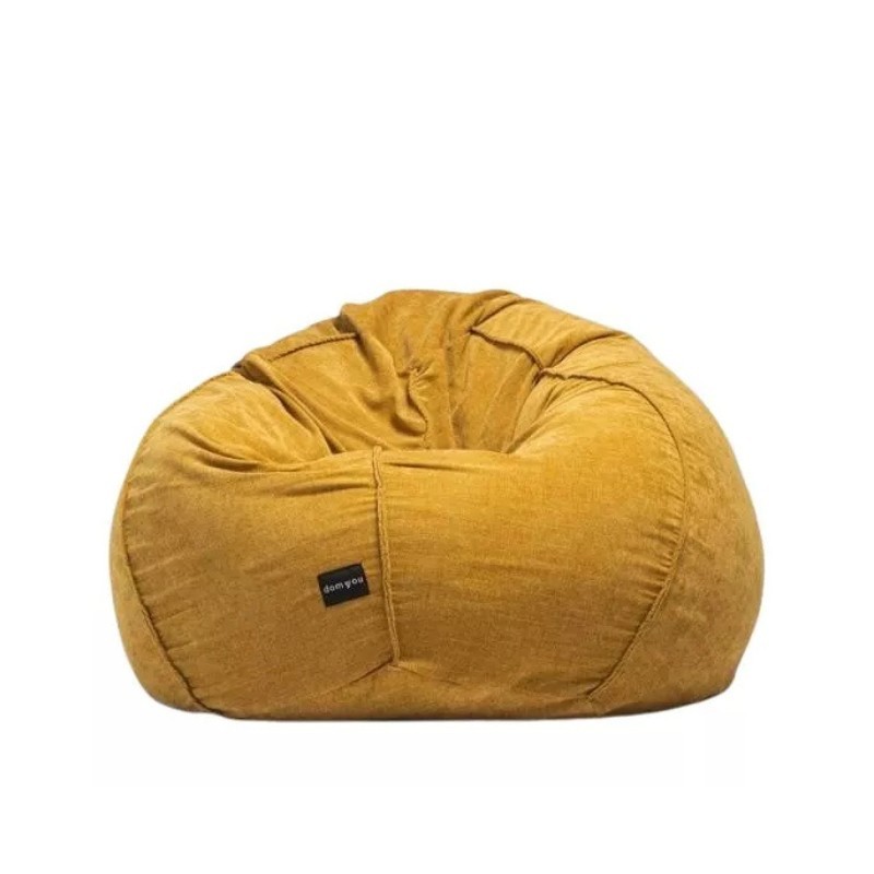 Pufa Worek Żółta Do Salonu SACO