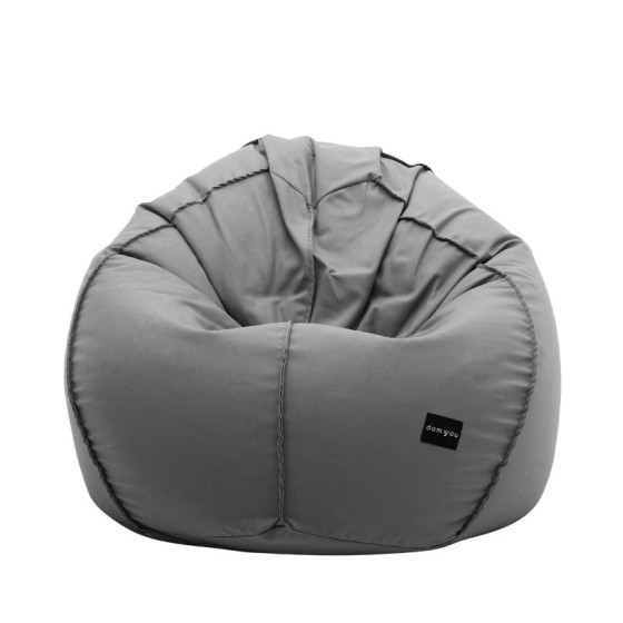 Pufa Worek Ciemnoszara Na Zewnątrz PREMIUM SACO