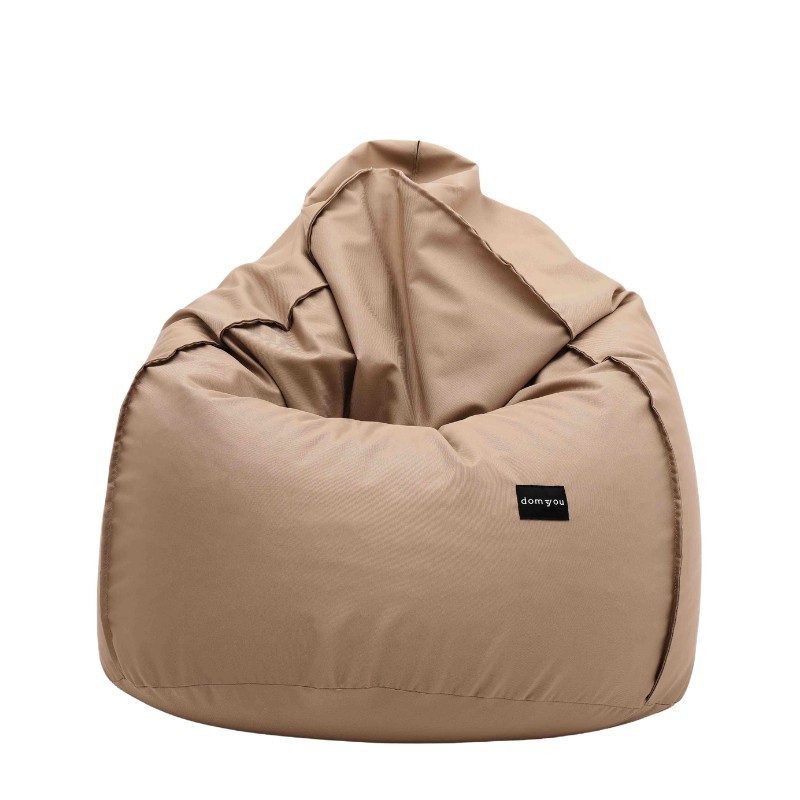 Pufa Worek Beżowa Do Ogrodu MOUNT