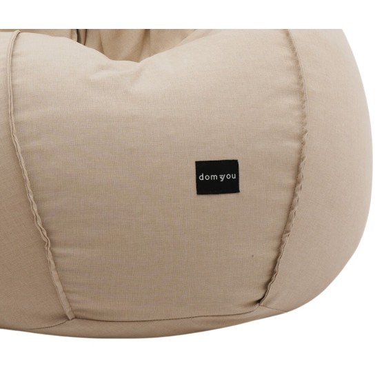 Pufa Worek Beżowa Do Ogrodu PREMIUM SACO