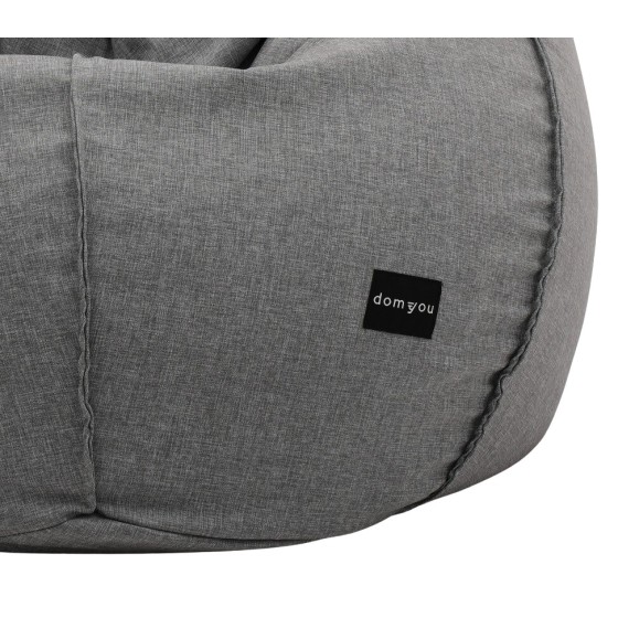 Pufa Worek Szara Na Balkon PREMIUM SACO