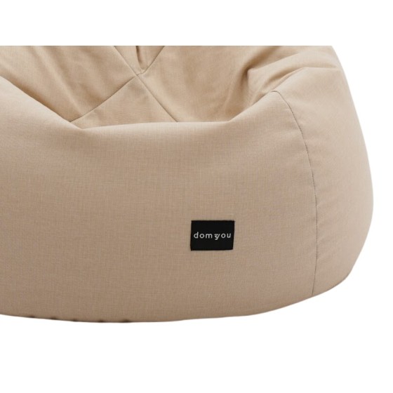 Pufa Worek Beżowa Na Zewnątrz Dla Dzieci PREMIUM NEST L