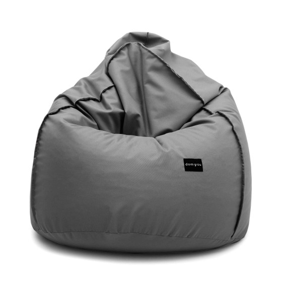 Pufa Worek Szara Na Zewnątrz MOUNT