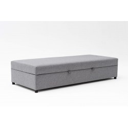 Tapczan FENIKS 100x200 Łóżko z Pojemnikiem Szary
