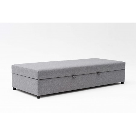 Tapczan FENIKS 100x200 Łóżko z Pojemnikiem Szary