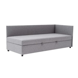 FENIKS 100x200 z Pojemnikiem Bokiem i Oparciem Szary