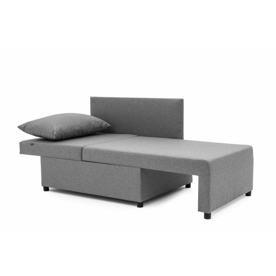 Tapczan Dziecięcy KIDO Z Funkcją Spania Szary