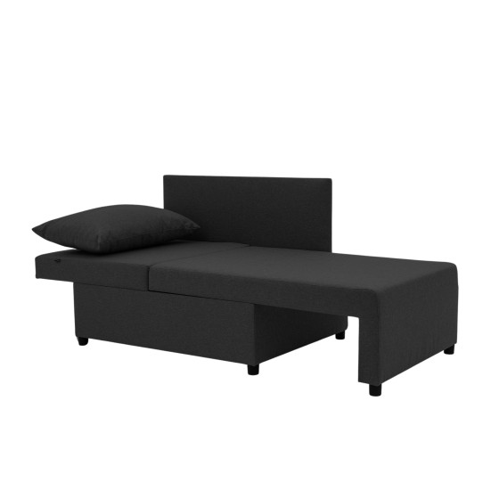 Tapczan Dziecięcy KIDO Z Funkcją Spania Ciemnoszary