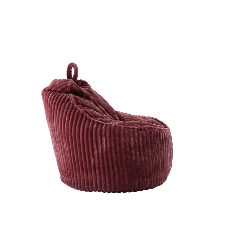 Pufa Worek Z Oparciem Bordowa Gruby Sztruks ALTI