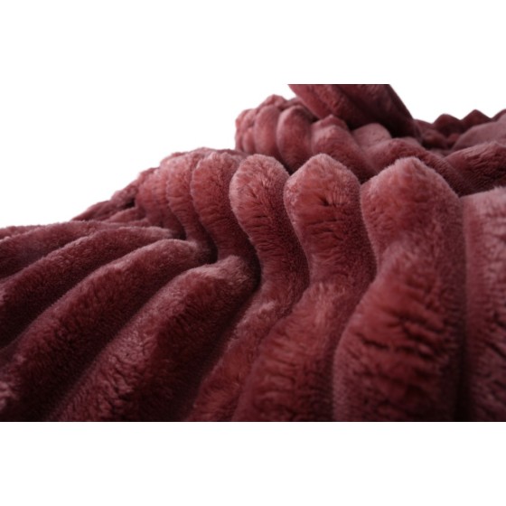 Pufa Worek Z Oparciem Bordowa Gruby Sztruks ALTI