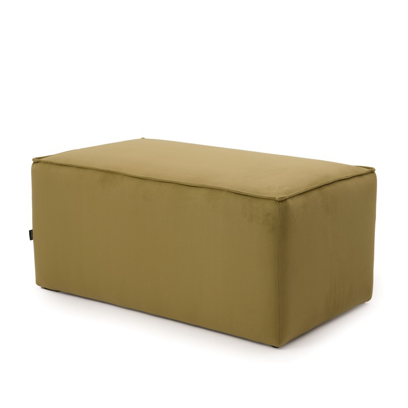 Pufa BORA 90x50 Welurowy Zielony