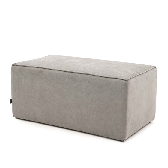 Pufa BORA 90x50 Szenil Szary