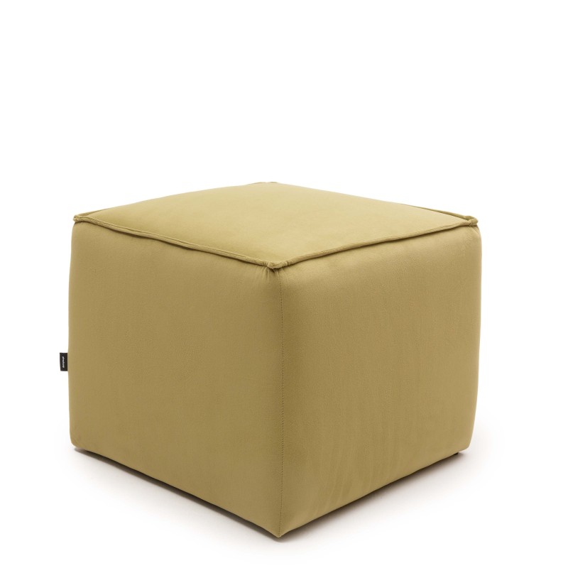 Pufa BORA 50x50 Zielona Welur