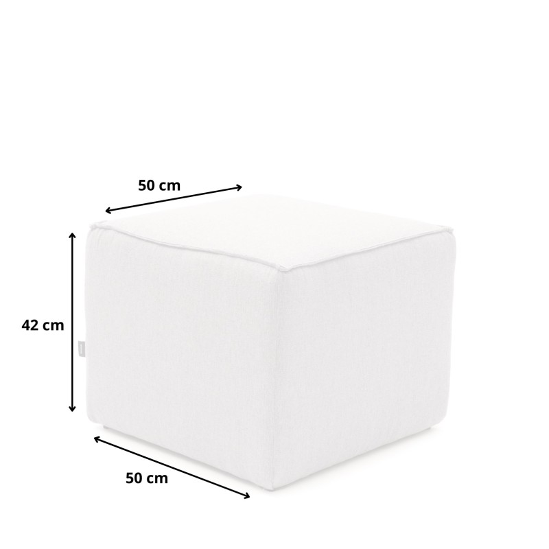 Pufa BORA 50x50 Zielona Welur