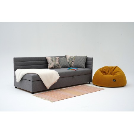 Pufa Worek Szara Na Balkon Dla Dzieci PREMIUM NEST M