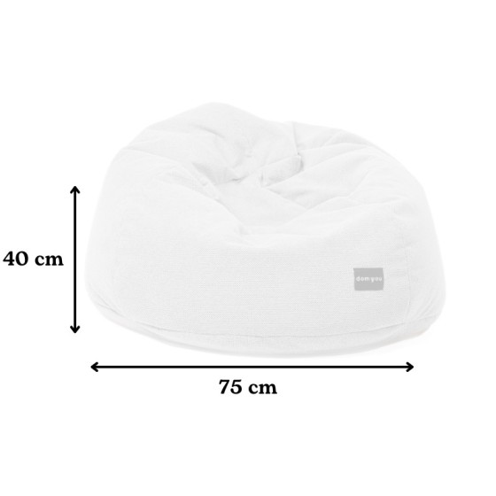 Pufa Worek Szara Na Balkon Dla Dzieci PREMIUM NEST M