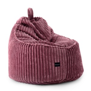 Pufa Worek Z Oparciem Bordowa Gruby Sztruks ALTI