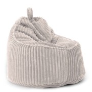 Pufa Worek Z Oparciem Beżowa Gruby Sztruks ALTI