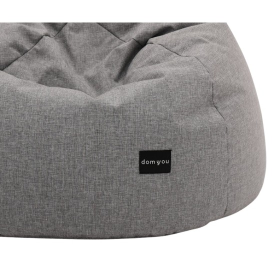 Pufa Worek Szara Na Balkon PREMIUM NEST XL