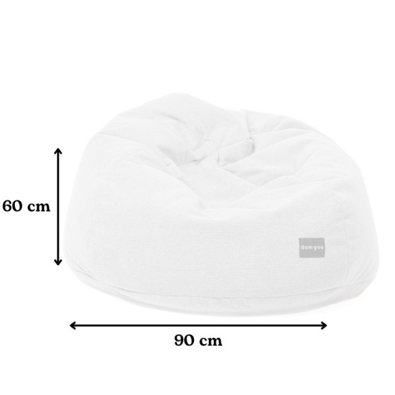 Pufa Worek Ciemnoszara Do Ogrodu NEST XL