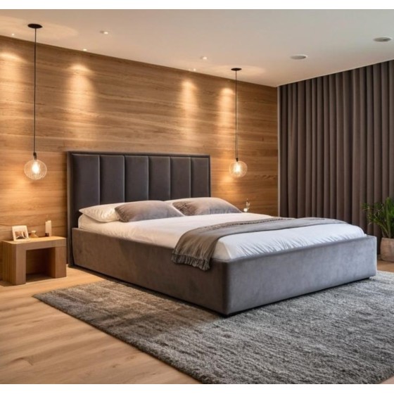 Łóżko Tapicerowane 160x200 PINA II Z Pojemnikiem