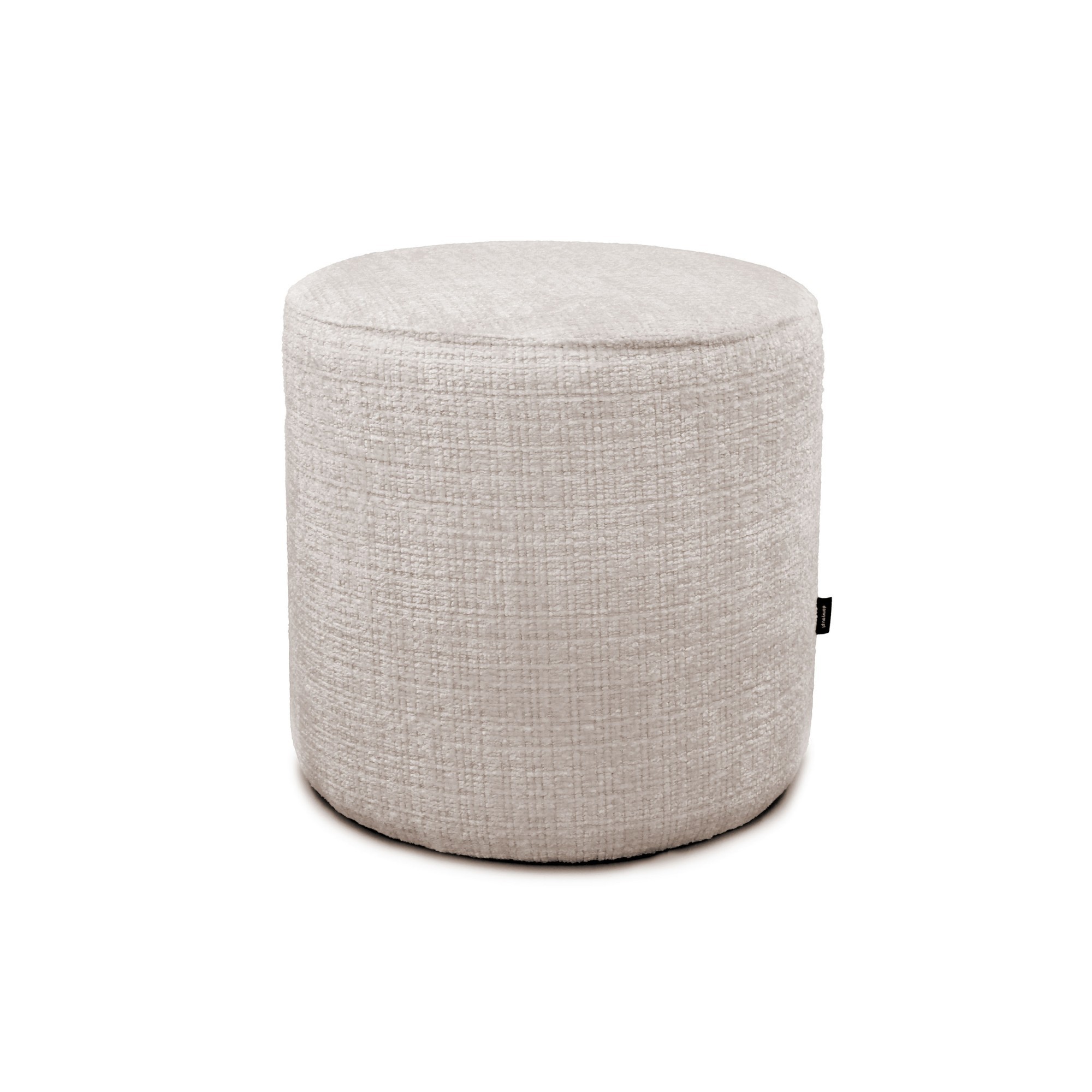 Pufa Okrągła ELEN 40x40 Beżowy Szenil