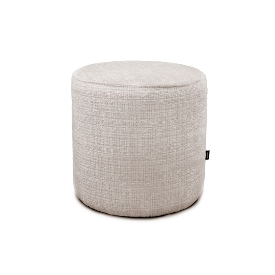 Pufa Okrągła ELEN 40x40 Beżowy Szenil