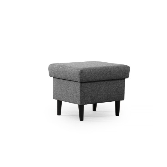Podnóżek Pufa Savio Szary Ciemny