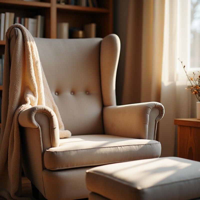 Fotel uszak z podnóżkiem od producenta, niska cena - Domyou