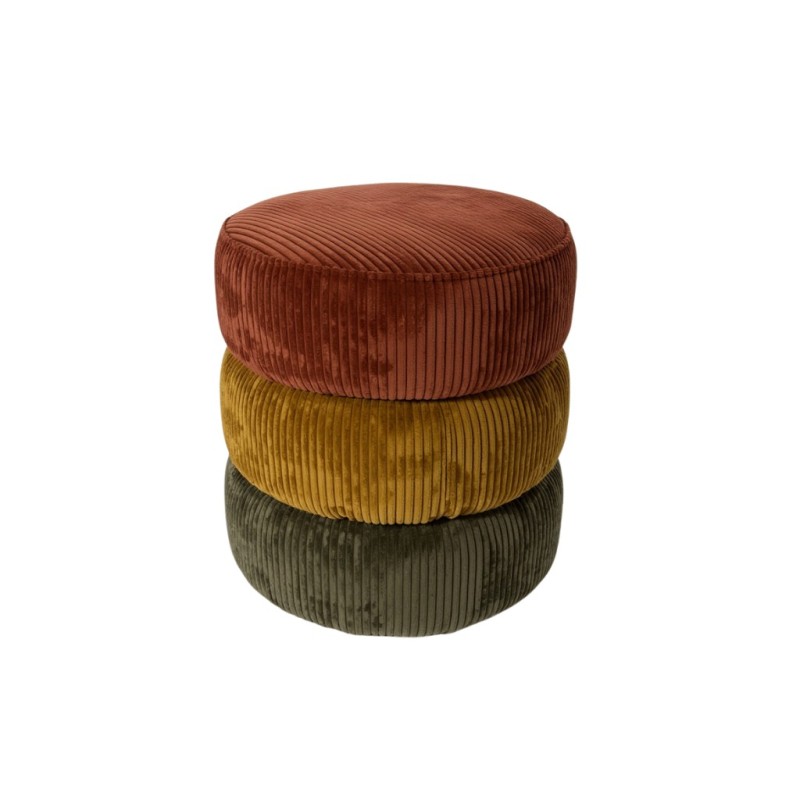 Pufa Okrągła RILO 40x45 Sztruks