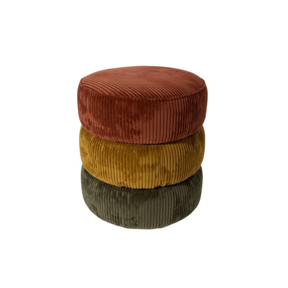 Pufa Okrągła RILO 40x45 Sztruks