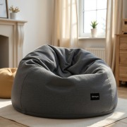 Pufa Worek Ciemnoszara Hydrofobowa NEST XL