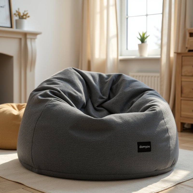 Pufa Worek Ciemnoszara Hydrofobowa NEST XL