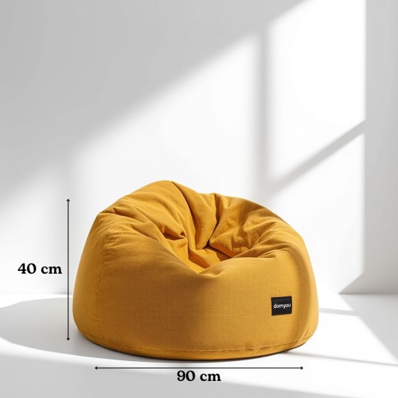 Pufa Worek Żółta Hydrofobowa Dla Dzieci NEST M