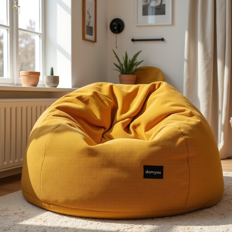 Pufa Worek Żółta Hydrofobowa Dla Dzieci NEST M